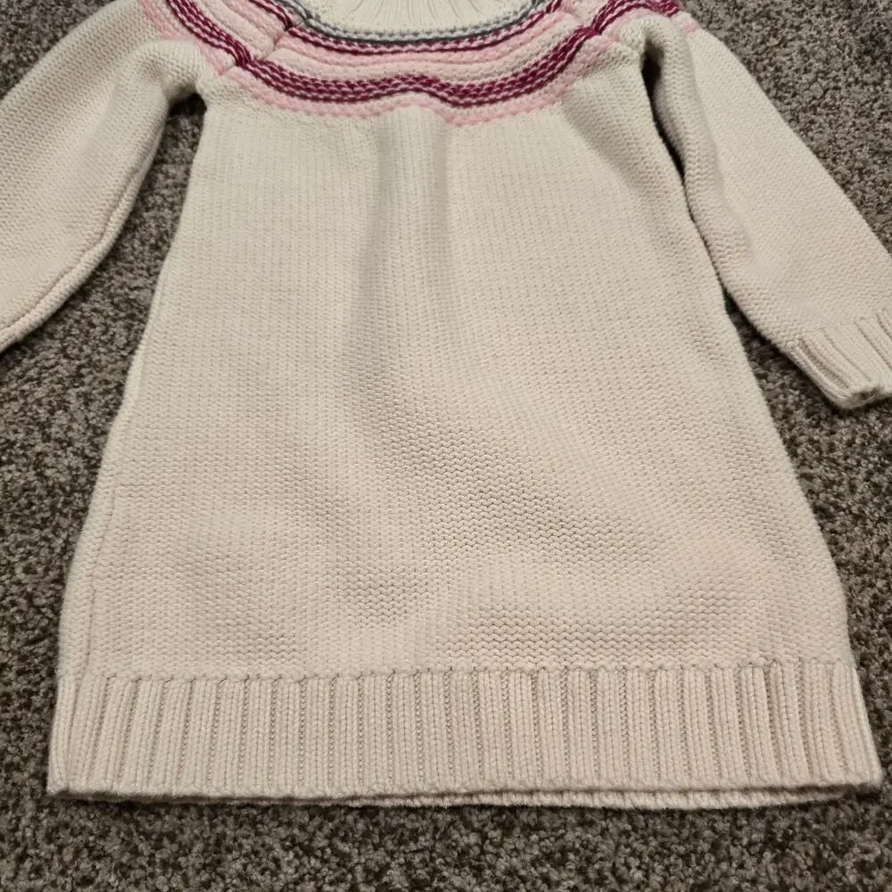 Girl's Baby Gap Cream Sweater Dress | Size 4